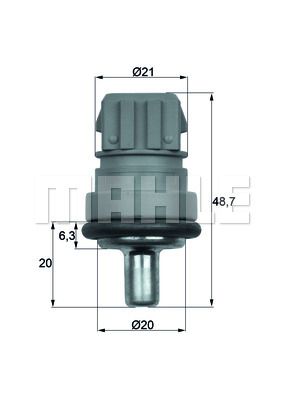 WILMINK GROUP Датчик, температура охлаждающей жидкости WG1266029